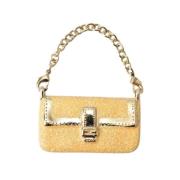 Pre-owned Canvas fendi-bags Fendi Vintage , Yellow , Dames