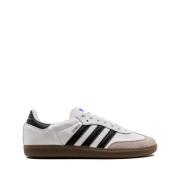 Samba OG Wit/Zwart Sneakers Adidas , White , Dames