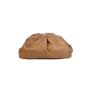 Pre-owned Leather pouches Bottega Veneta Vintage , Brown , Dames