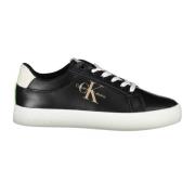 Sportieve zwarte damessneakers met contrastdetails Calvin Klein , Blac...