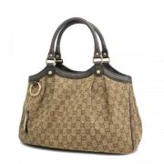 Pre-owned Canvas gucci-bags Gucci Vintage , Brown , Dames