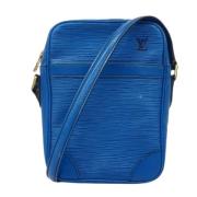 Pre-owned Leather louis-vuitton-bags Louis Vuitton Vintage , Blue , Da...