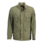 Groene Trenchcoat met capuchon Gant , Green , Heren