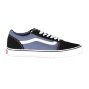 Blauwe Heren Sportschoenen Met Veters Vans , Blue , Heren