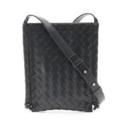 Pre-owned Leather crossbody-bags Bottega Veneta Vintage , Black , Dame...