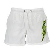 Heren Zwembroek Wit Strand Boxers Cavalli Class , White , Heren