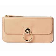 Pre-owned Leather wallets Chloé Pre-owned , Beige , Dames