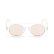 Pre-owned Plastic sunglasses Loewe Pre-owned , White , Dames