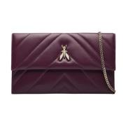 Paarse Iconische Fly Pochette Tas Patrizia Pepe , Purple , Dames