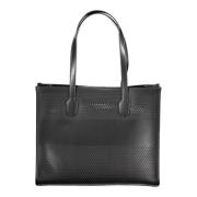 Zwarte damestas met afneembare tas Guess , Black , Dames