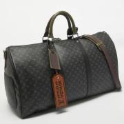 Pre-owned Canvas travel-bags Louis Vuitton Vintage , Black , Dames