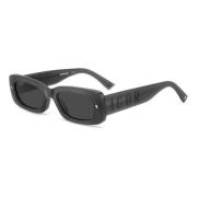 Iconische Zonnebril Kb7/Ir Dsquared2 , Black , Unisex