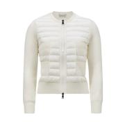 Donsgevulde Vest met Ritszakken Moncler , White , Dames