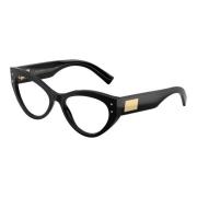 Stijlvolle Bril Dg3403 in Zwart Dolce & Gabbana , Black , Dames