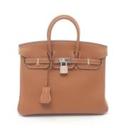 Pre-owned Leather handbags Hermès Vintage , Brown , Dames