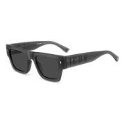 Iconische zonnebril Kb7/Ir Dsquared2 , Black , Unisex