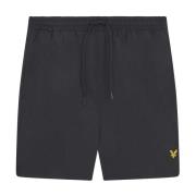 Effen zwemshorts voor heren Lyle & Scott , Black , Heren