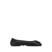 Zwarte Nappa Leren Minnie Ballerina's Tory Burch , Black , Dames