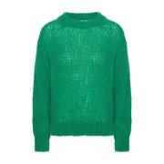 Zachte Alpaca Trui in Smaragdgroen American Dreams , Green , Dames