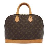 Pre-owned Canvas louis-vuitton-bags Louis Vuitton Vintage , Brown , Da...