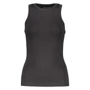 Geribbeld Katoenen Tanktop LOW Classic , Gray , Dames