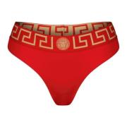 Medusa Greca Bikini Broekje Versace , Red , Dames