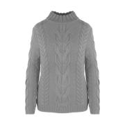 Dames Wol Kasjmier Trui Malo , Gray , Dames