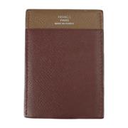 Pre-owned Leather wallets Hermès Vintage , Brown , Dames