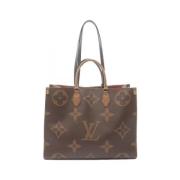 Pre-owned Canvas louis-vuitton-bags Louis Vuitton Vintage , Brown , Da...