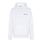 Handtekening hoodie Balmain , White , Heren