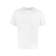 Korte mouw Tee in diverse kleuren Maison Kitsuné , White , Heren