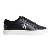 Zwarte lage vrijetijdssneakers Calvin Klein Jeans , Black , Dames