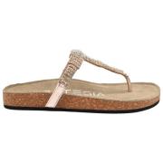 Gouden Sandalen - S21 Stijl Strategia , Brown , Dames