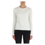 Wol Alpaca Ronde hals trui Liu Jo , White , Dames