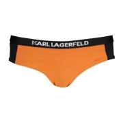 Badkleding Kostuum Onderdeel Oranje Vrouw Karl Lagerfeld , Orange , Da...