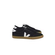 Canvas Volley Zwart Wit Natuurlijk Veja , Black , Heren