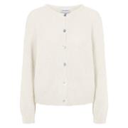 Zachte Alpaca Cardigan met Knopen American Dreams , White , Dames