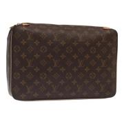 Pre-owned Canvas pouches Louis Vuitton Vintage , Brown , Dames