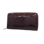 Pre-owned Leather wallets Louis Vuitton Vintage , Red , Dames