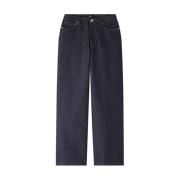 70s Wijde Pijp Japanse Denim Jeans A.p.c. , Blue , Dames