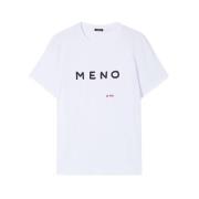 Wit Katoenen T-shirt Meno, DI PIÙ Aspesi , White , Dames