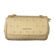 Beige Crossbody Tas met Kettingband Valentino by Mario Valentino , Bei...