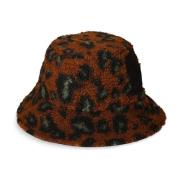 Omkeerbare Fleece Bucket Hat Carhartt Wip , Brown , Dames