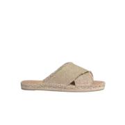 Dames Palmera Espadrille Sandalen Castañer , Beige , Dames