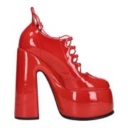 Met Hak Rood Casadei , Red , Dames