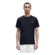 T-shirt Fred Perry Twin Tipped Fred Perry , Blue , Heren