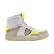 Lyon High Dames Sneakers Geel Mix Philippe Model , Multicolor , Dames