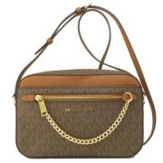 Pre-owned Canvas shoulder-bags Michael Kors Pre-owned , Brown , Dames