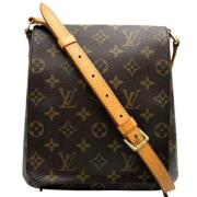 Pre-owned Canvas shoulder-bags Louis Vuitton Vintage , Brown , Dames