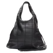 Pre-owned Leather chanel-bags Chanel Vintage , Black , Dames